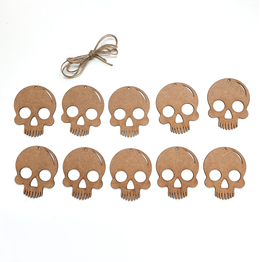 Decorate Your Own Skull Bunting 💀